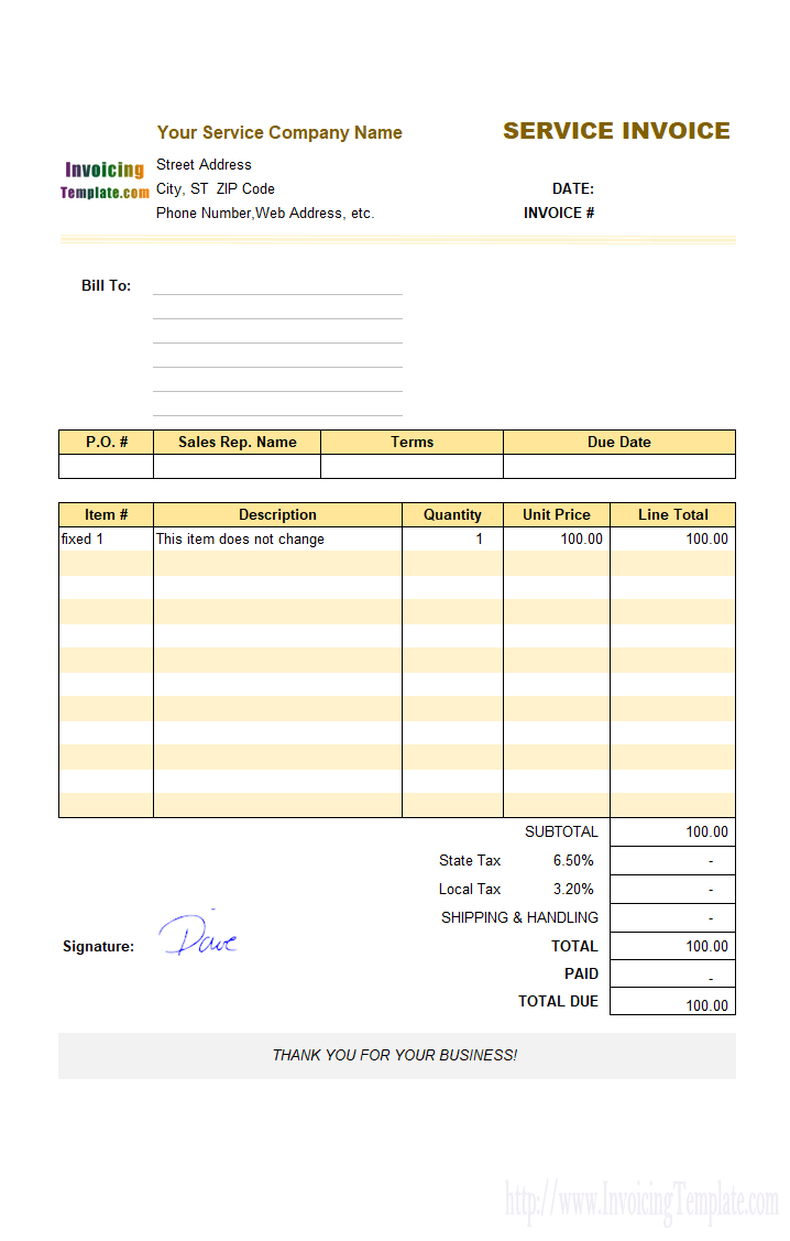 Film Invoice Template Throughout Film Invoice Template