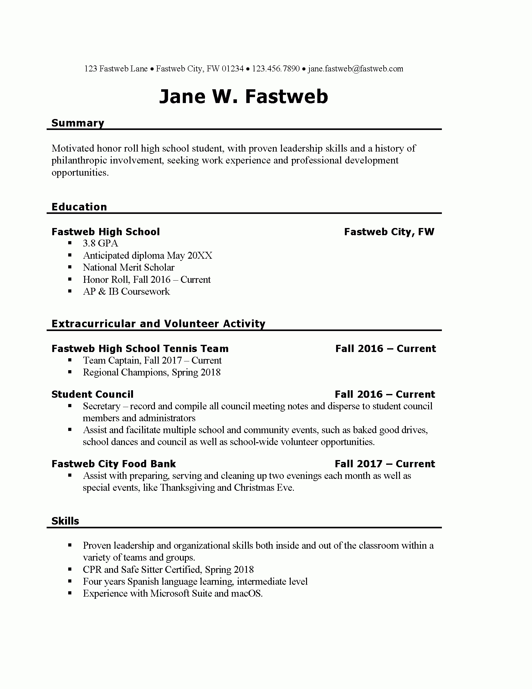 First Time Job Resume Templates – Zohre.horizonconsulting.co For First Time Resume Templates