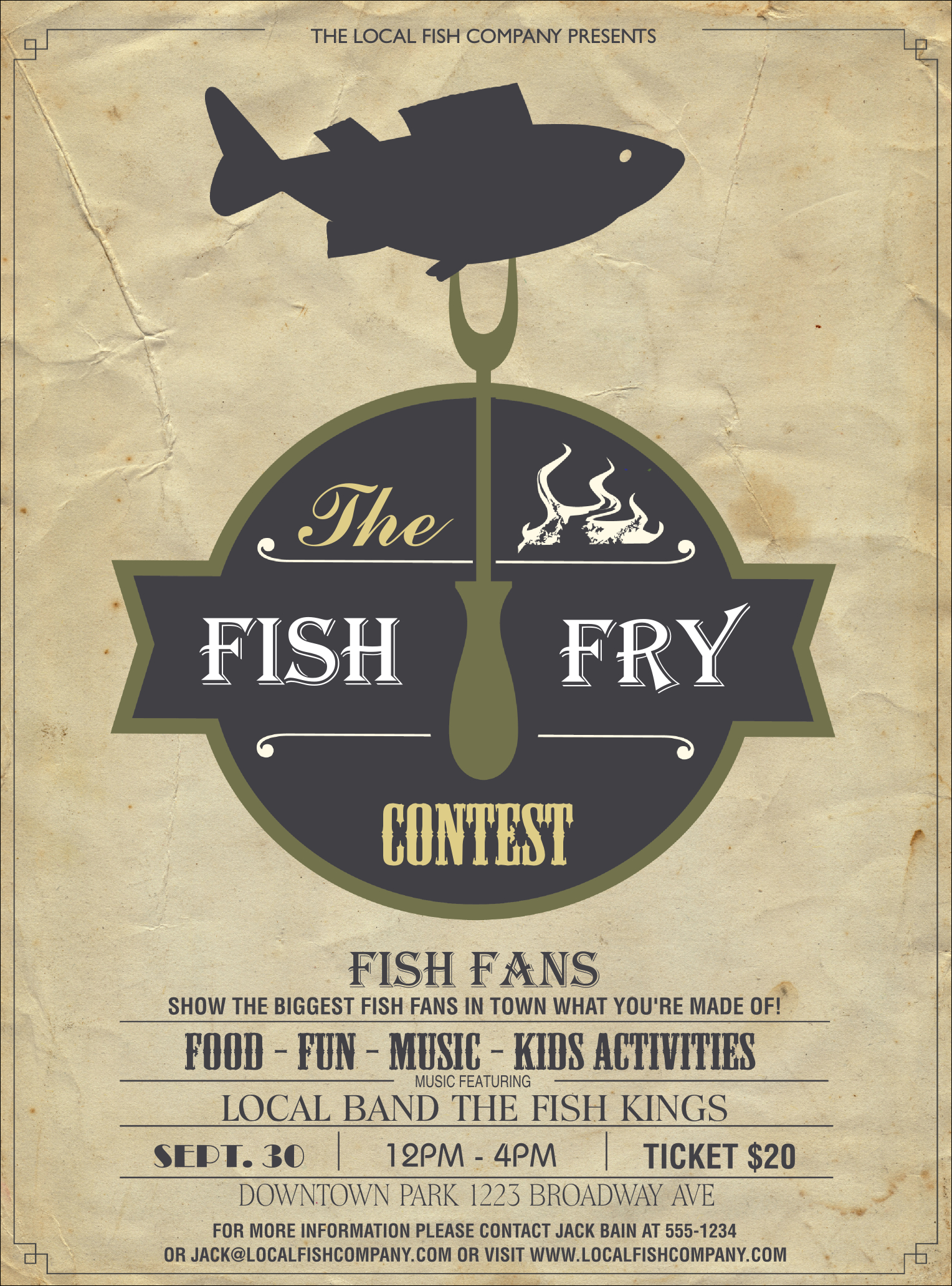 Fish Fry Flyer Throughout Fish Fry Flyer Template