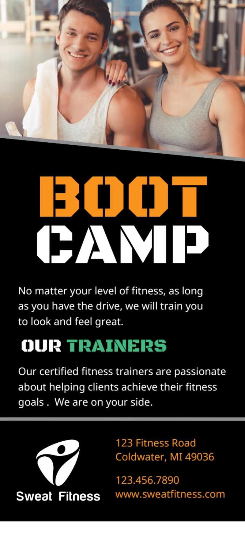 Fitness Boot Camp Flyer Template For Fitness Boot Camp Flyer Template