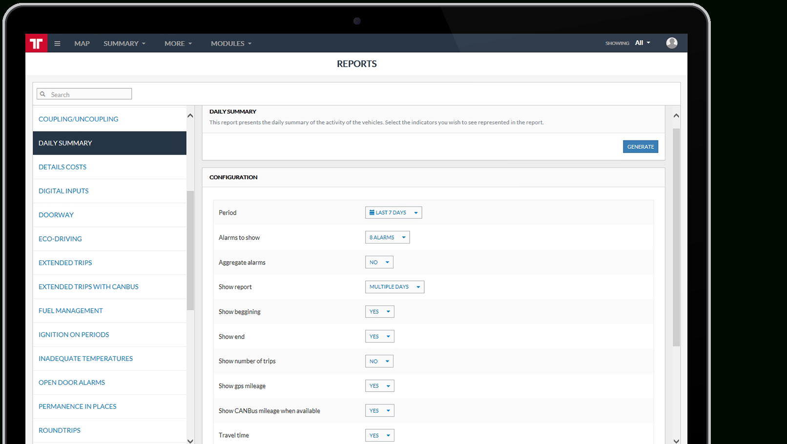 Fleet Management Reports – Frotcom Throughout Fleet Report Template