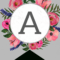 Floral Alphabet Banner Letters Free Printable – Paper Trail With Free Letter Templates For Banners