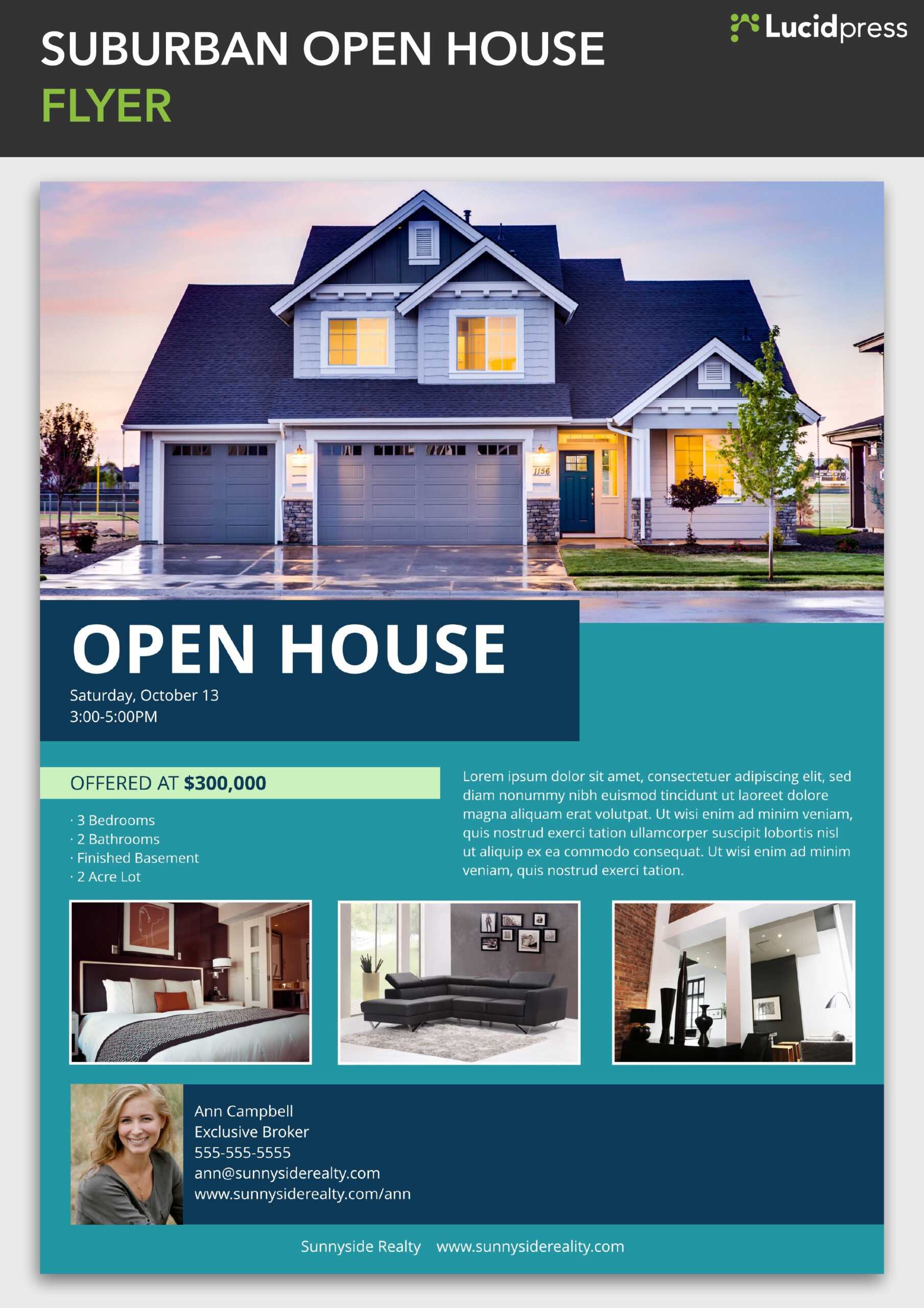 Flyer House – Colona.rsd7 For For Rent Flyer Template Word