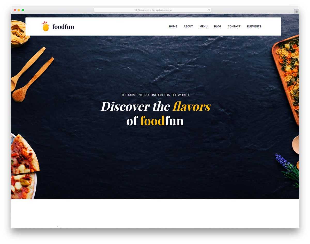 Foodfun – Free Food & Drink Website Template 2020 – Colorlib Within Fun Menu Templates