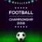 Football Championship Poster Banner Template In Football Tournament Flyer Template