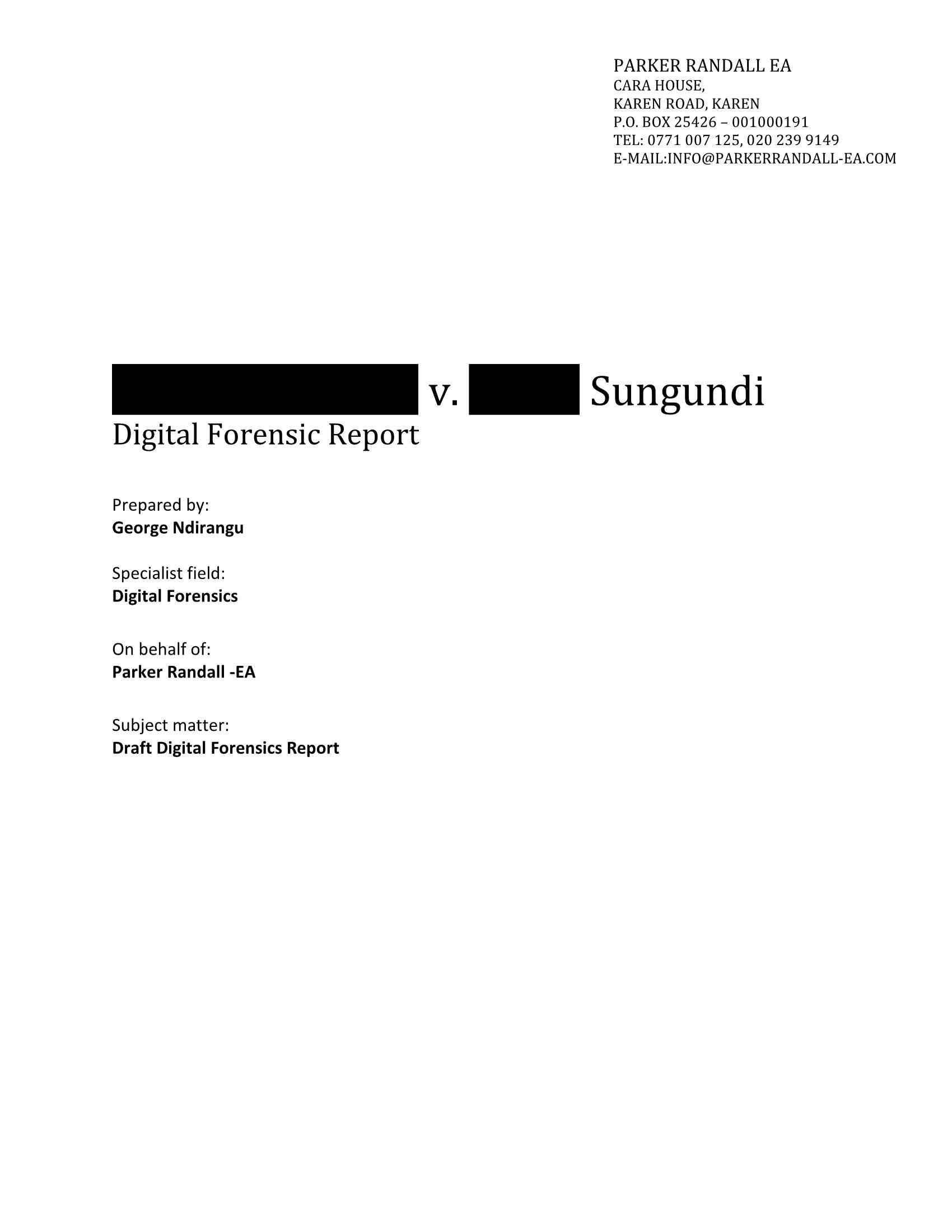 Forensic Report Template – Horizonconsulting.co Intended For Forensic Report Template