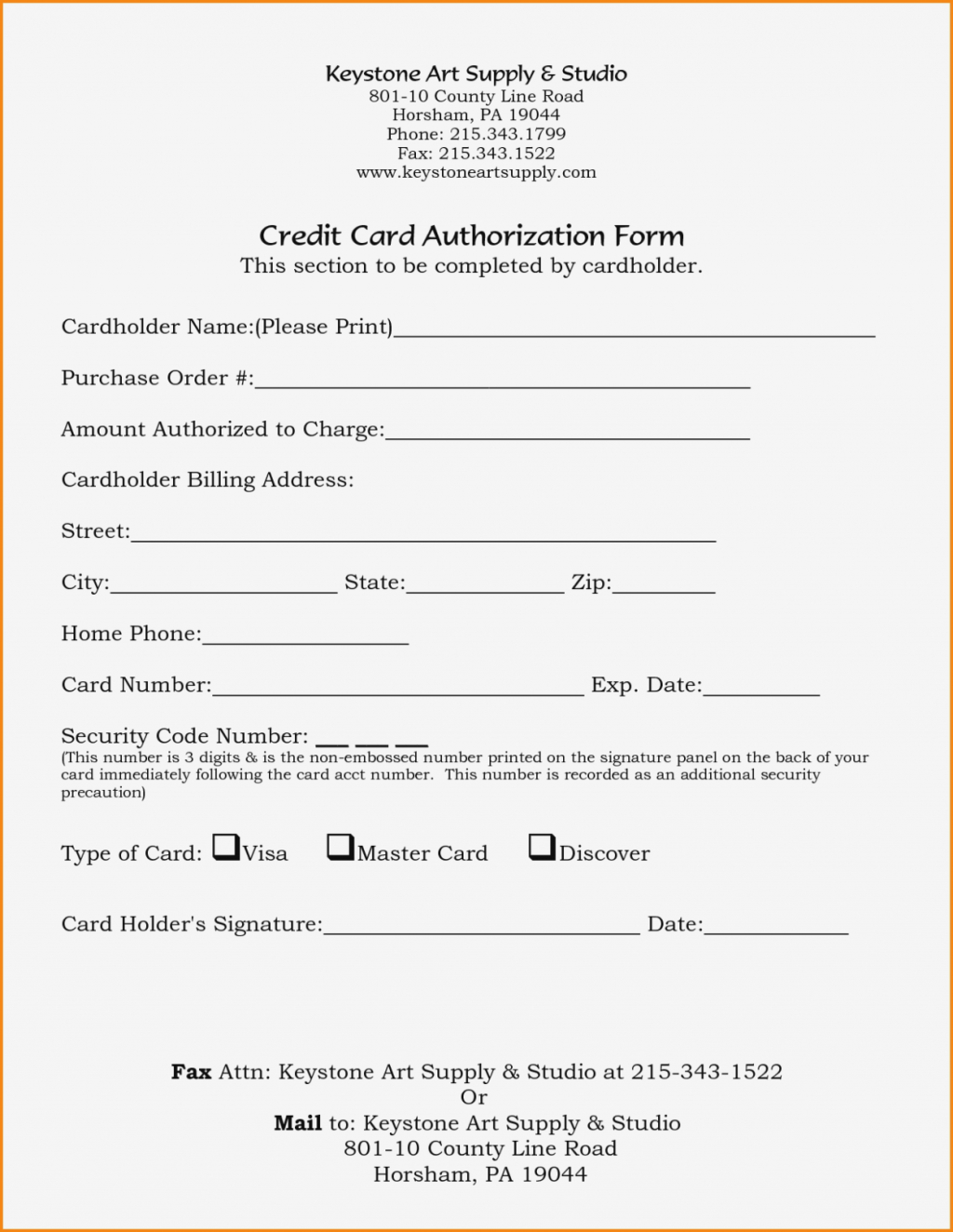 Form Example It Card Template Authorization Pdf Fillable Inside Credit Card Payment Form Template Pdf