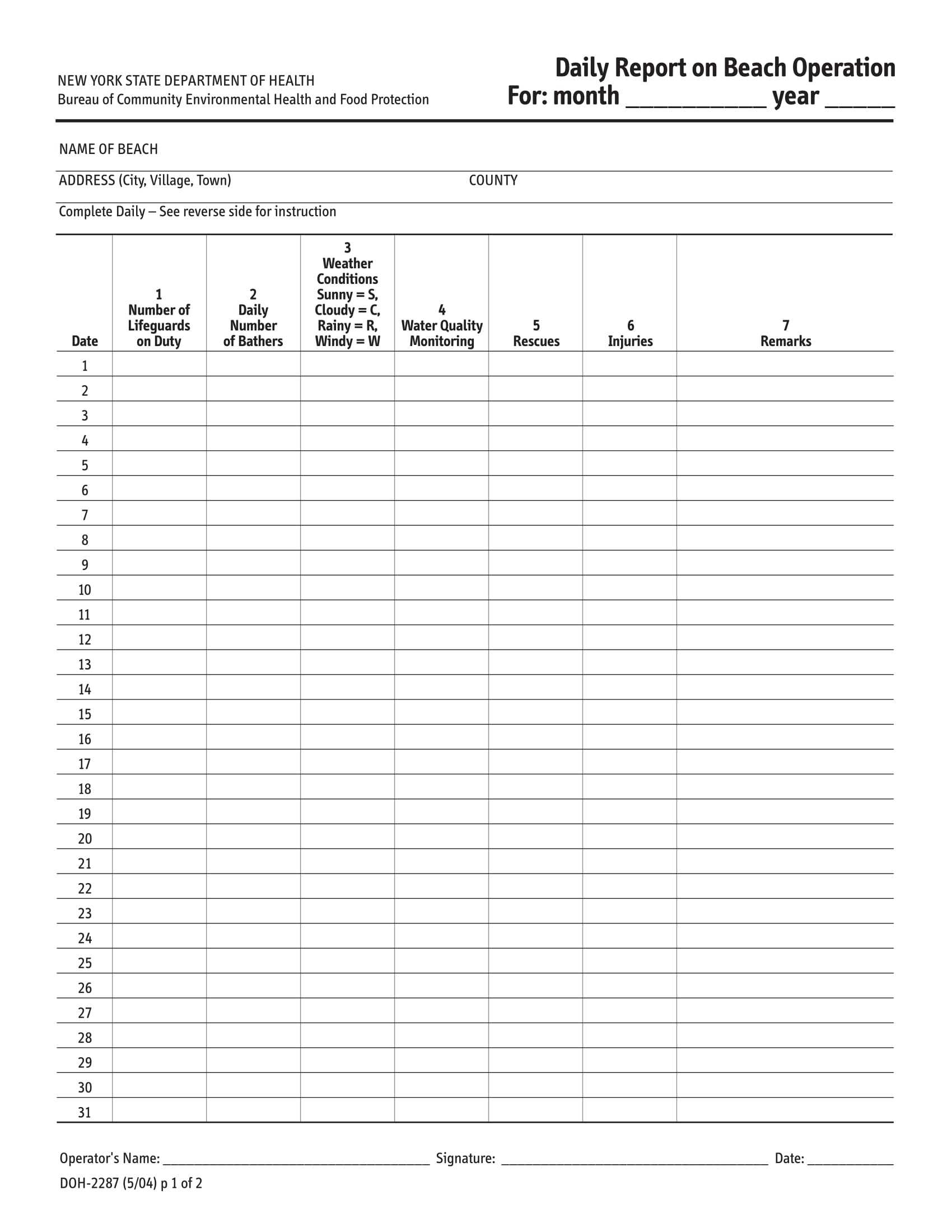 Free 14+ Daily Report Forms In Pdf Intended For Daily Report Sheet Template