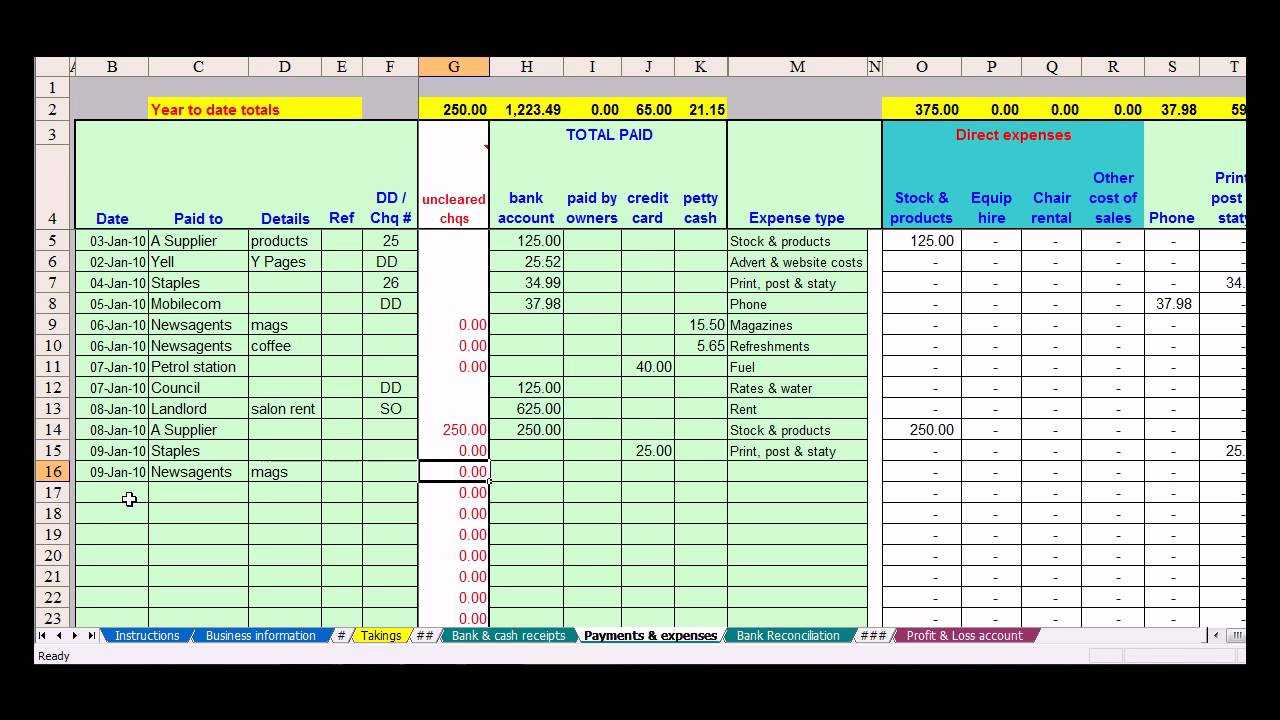 Free Accounting Spreadsheet Templates For Small Business Intended For Excel Templates For Accounting Small Business