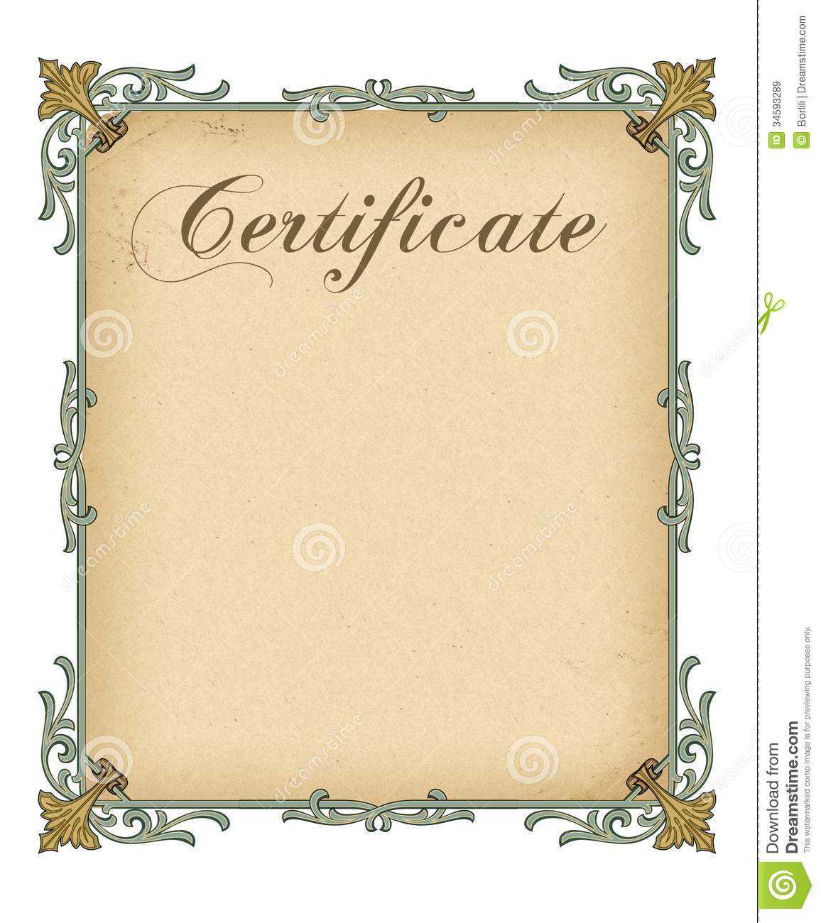 Free Blank Certificates – Tunu.redmini.co For Free Printable Certificate Of Achievement Template