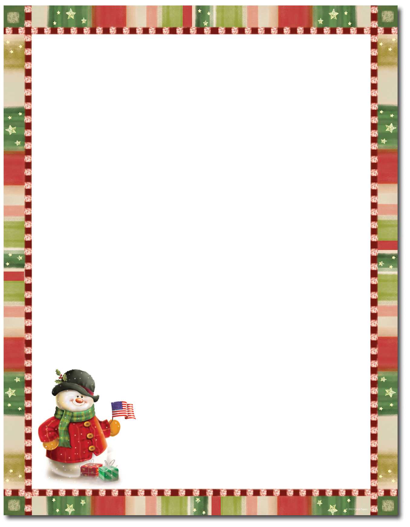 Free Christmas Letterhead Cliparts, Download Free Clip Art In Christmas Note Paper Template