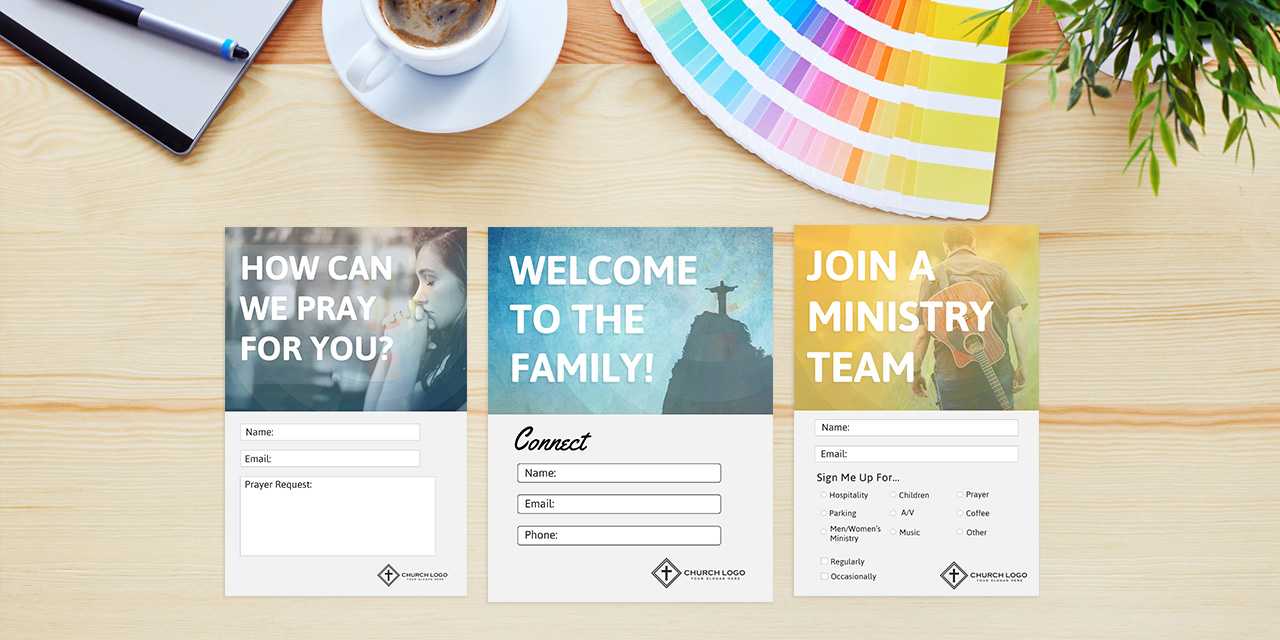 Free Church Connection Cards – Beautiful Psd Templates In Free Pledge Card Template