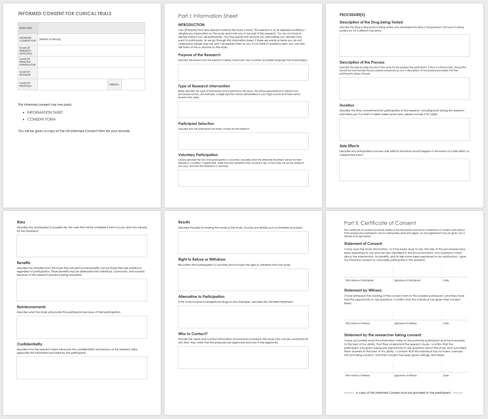 Free Clinical Trial Templates | Smartsheet With Clinical Trial Report Template