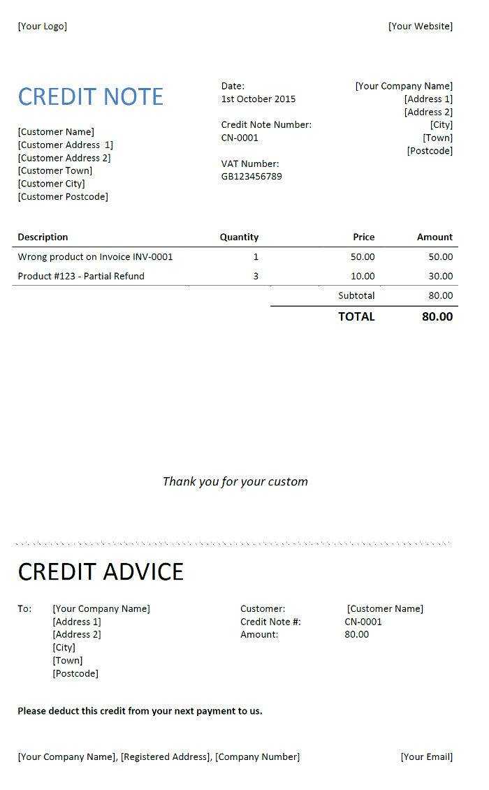 Free Credit Note Templates | Invoiceberry Throughout Credit Note Template Doc