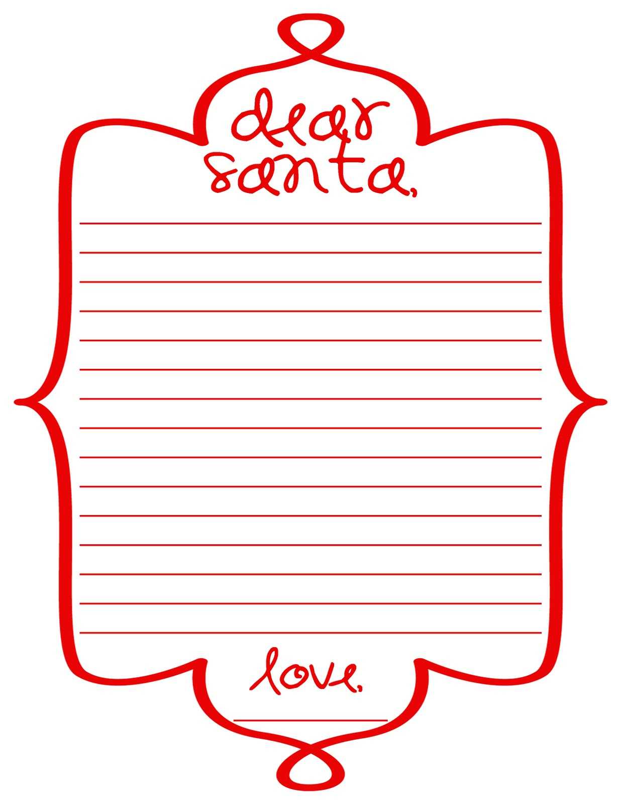 Free Dear Santa Printable Melbourne Mamma Santa Letter Santa Intended For Dear Santa Template Kindergarten Letter