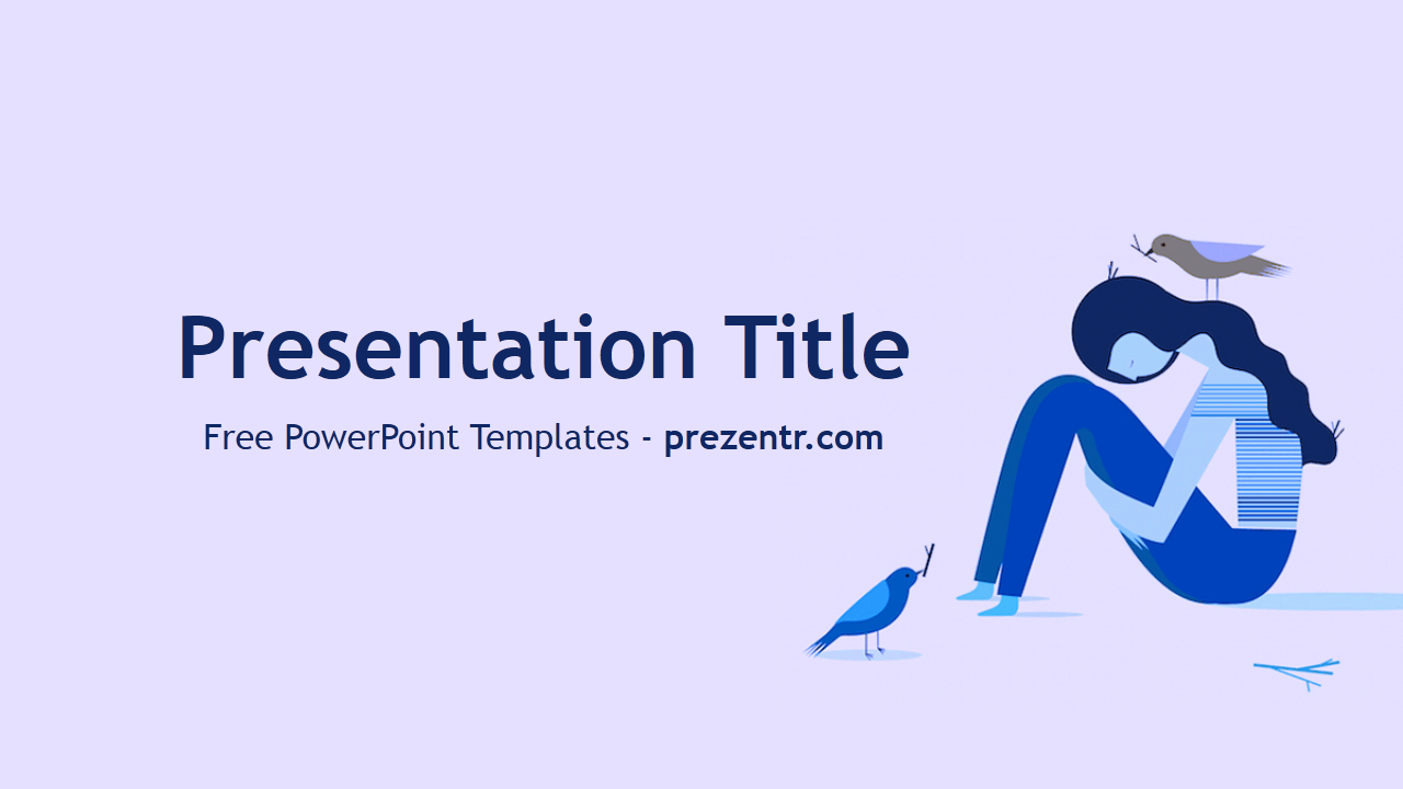 Free Depression Powerpoint Template – Prezentr Powerpoint Regarding Depression Powerpoint Template