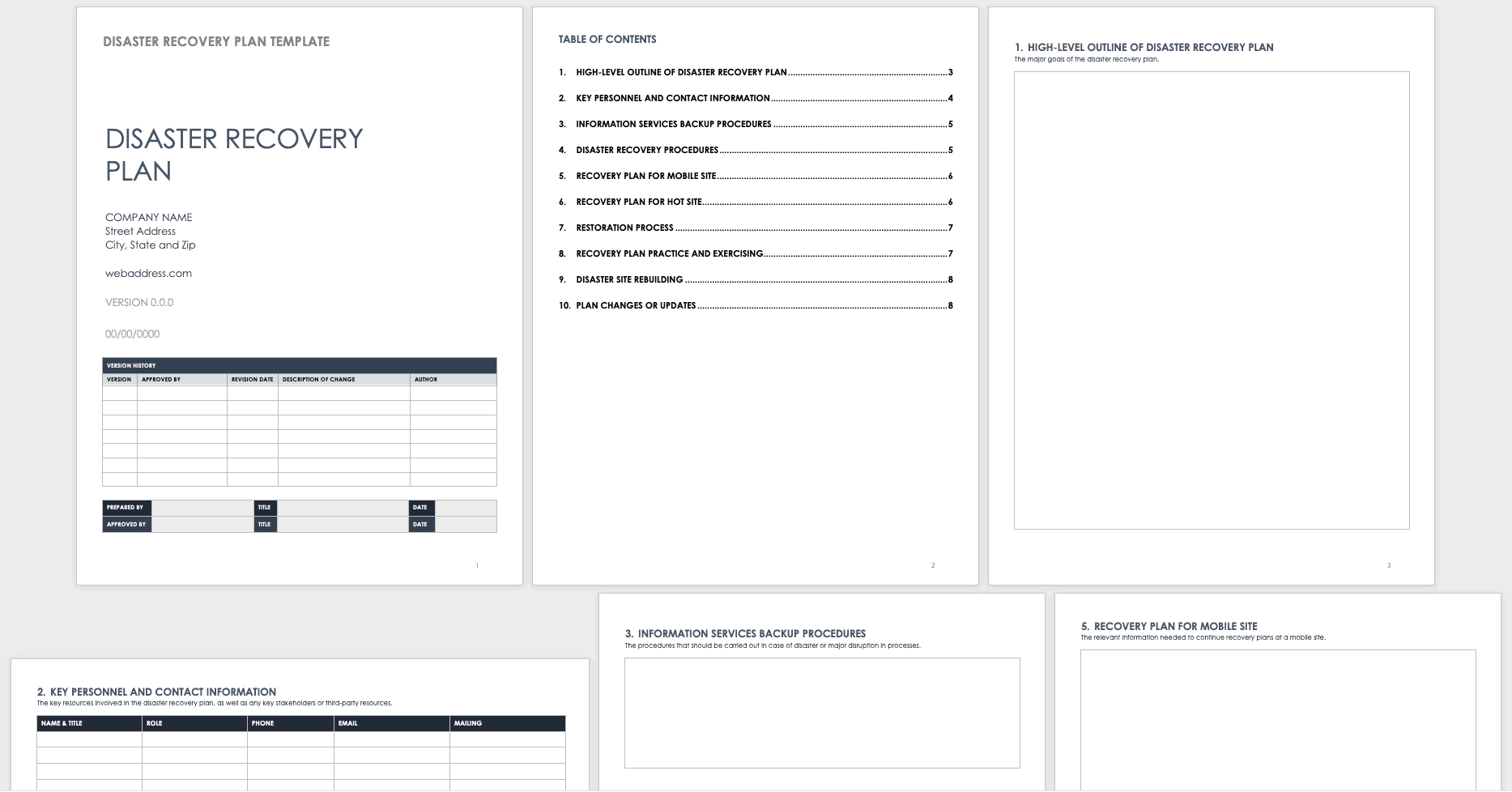 Free Disaster Recovery Plan Templates | Smartsheet With Disaster Recovery Plan Template For Small Business