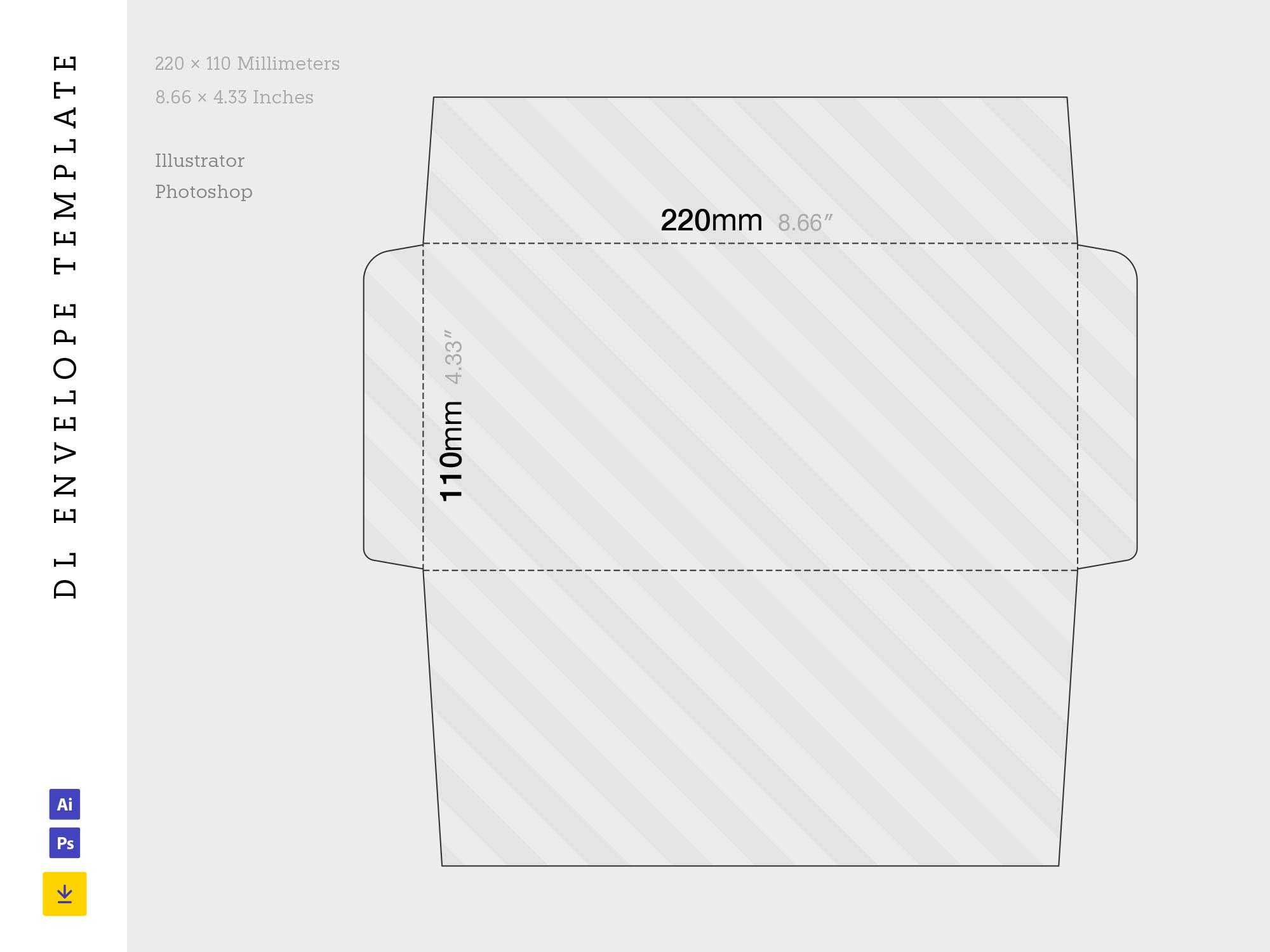 Free Dl Envelope Template Pertaining To Dl Card Template