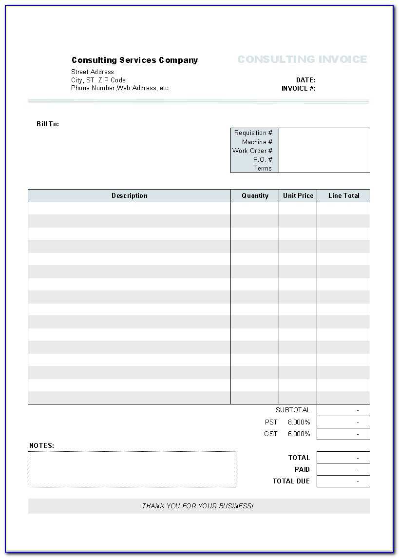 Free Downloadable Invoice Templates Pdf – Form : Resume With Free Downloadable Invoice Template