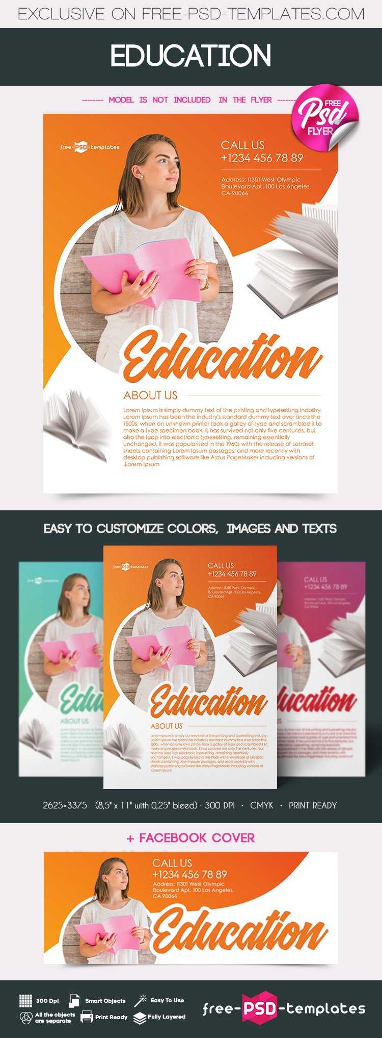 Free Education Flyer In Psd | Free Psd Templates In Free Education Flyer Templates