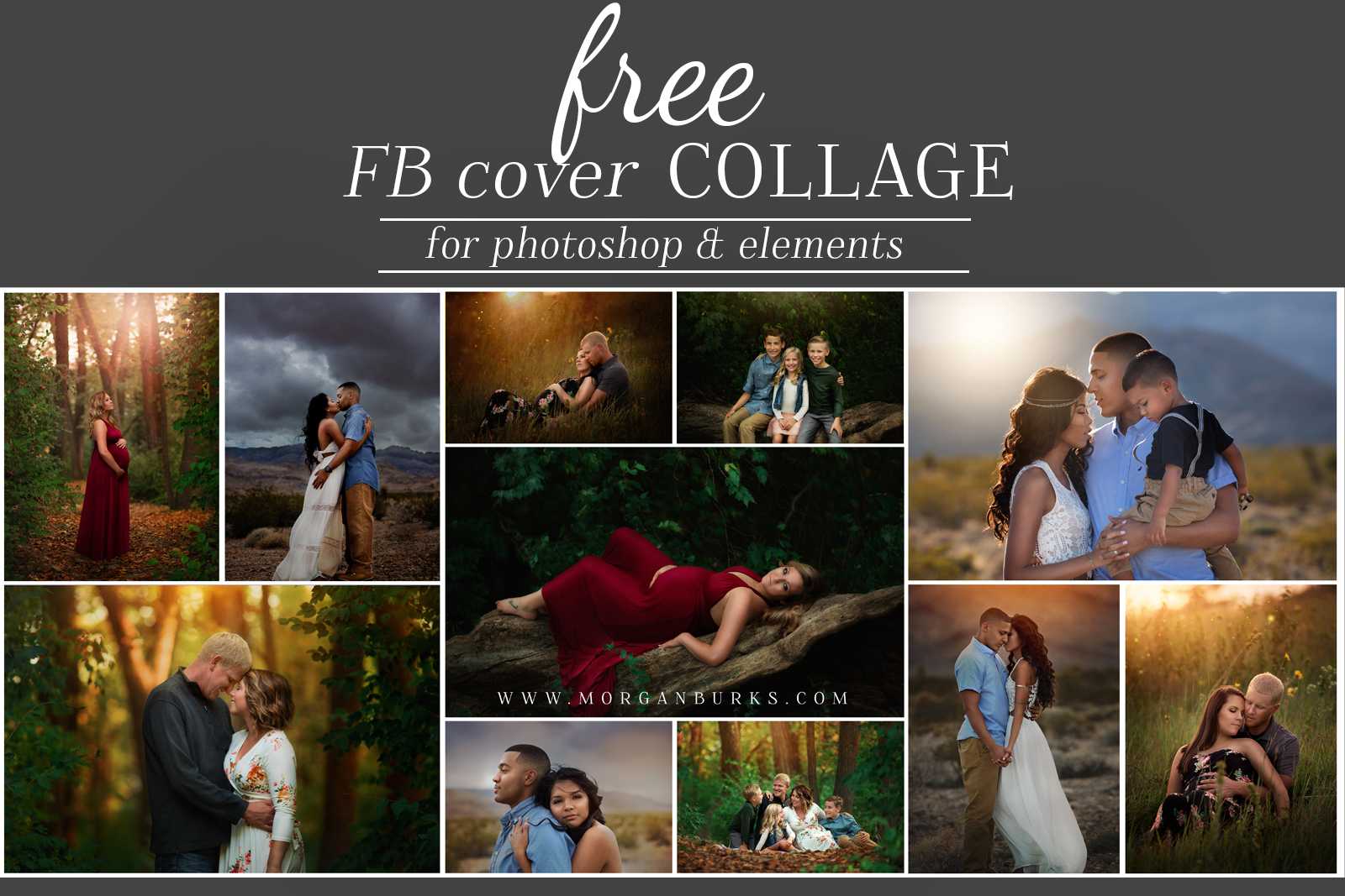 Free Facebook Cover Photo Template For Photoshop  Morgan Burks Inside Facebook Banner Template Psd