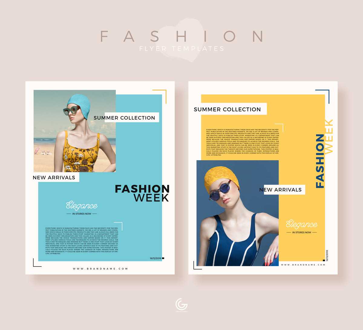 Free Fashion Flyer Templates For 2019 On Behance Throughout Fashion Flyers Templates For Free