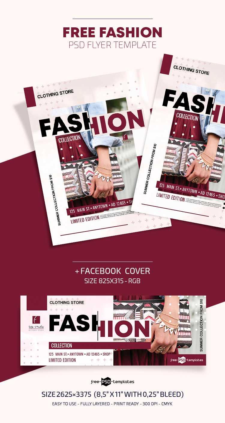 Free Fashion Psd Flyer Template | Free Psd Templates Within Fashion Flyers Templates For Free