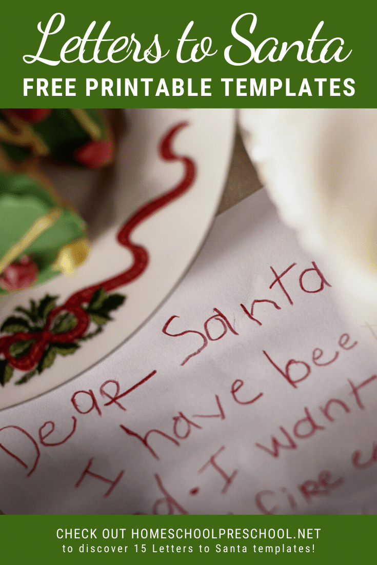 Free Letter To Santa Template Printables For Christmas With Dear Santa Template Kindergarten Letter