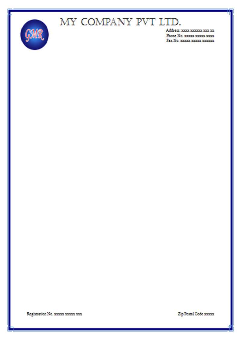 Free Letterhead Sample Templates Download And Use. Pertaining To Free Printable Letterhead Templates