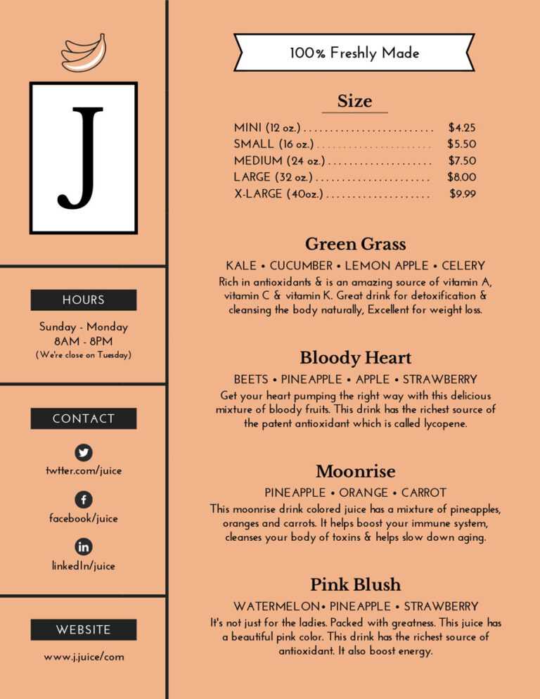 Free Menu Maker Menu Creator Visme Inside Fancy Menu Template Free 