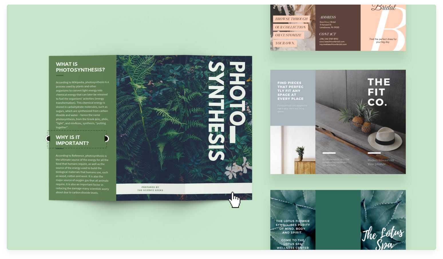 Free Online Brochure Maker: Design A Custom Brochure In Canva In E Brochure Design Templates