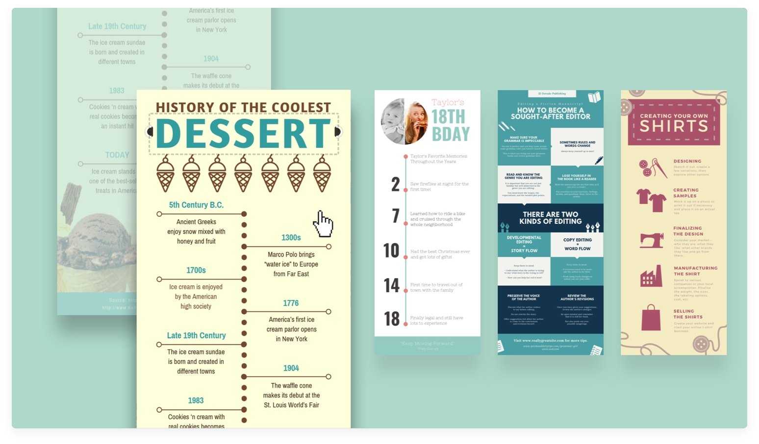 Free Online Infographic Makercanva In Easy Infographic Template