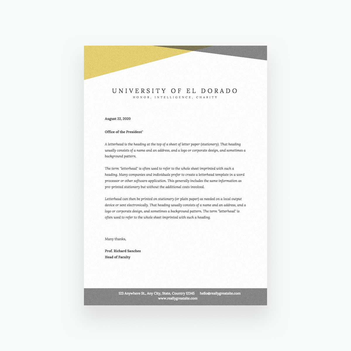 Free Online Letterhead Maker With Stunning Designs – Canva Regarding Create Company Letterhead Template