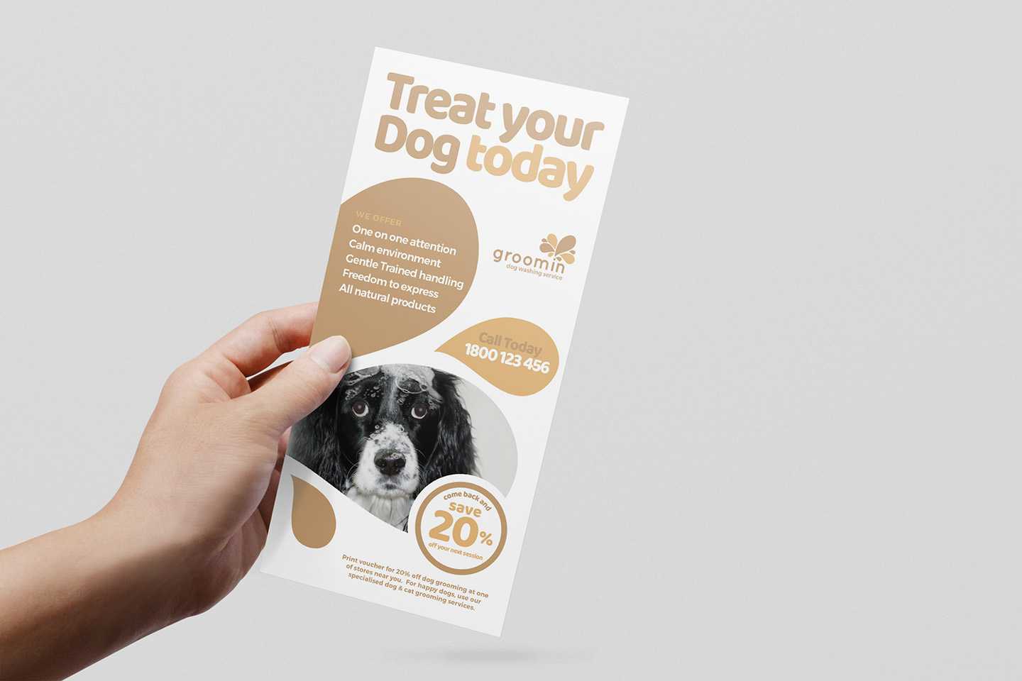 Free Pet Service Templates Pack - Psd, Ai & Vector - Brandpacks Regarding Dog Grooming Flyers Template