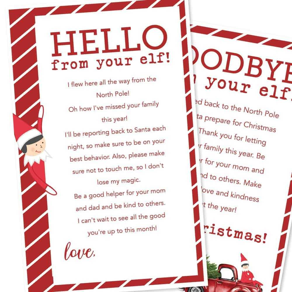 Free Printable Elf On The Shelf Letters – I Heart Naptime Pertaining To Elf On The Shelf Arrival Letter Template