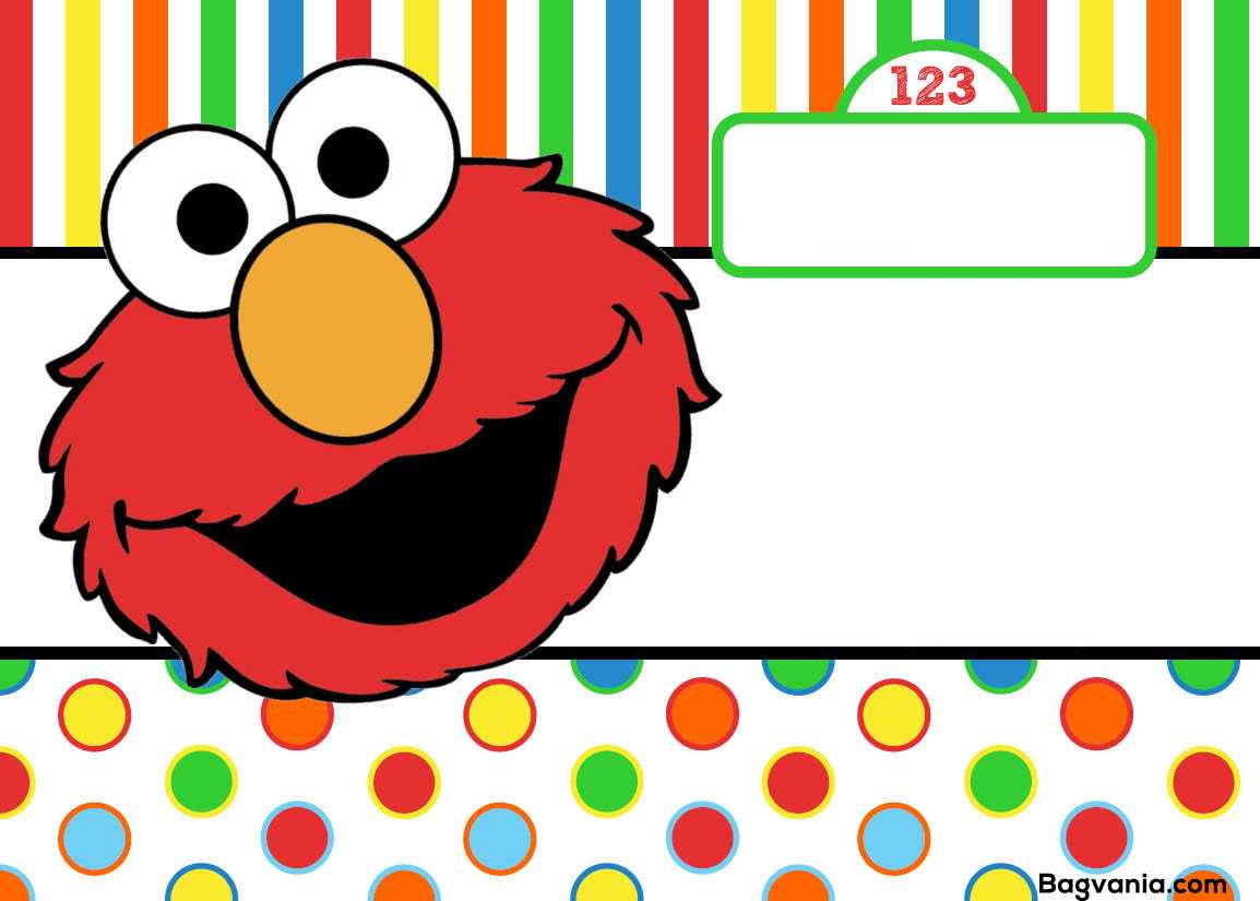 Free Printable Elmo Birthday Invitations – Bagvania In Elmo Birthday Card Template