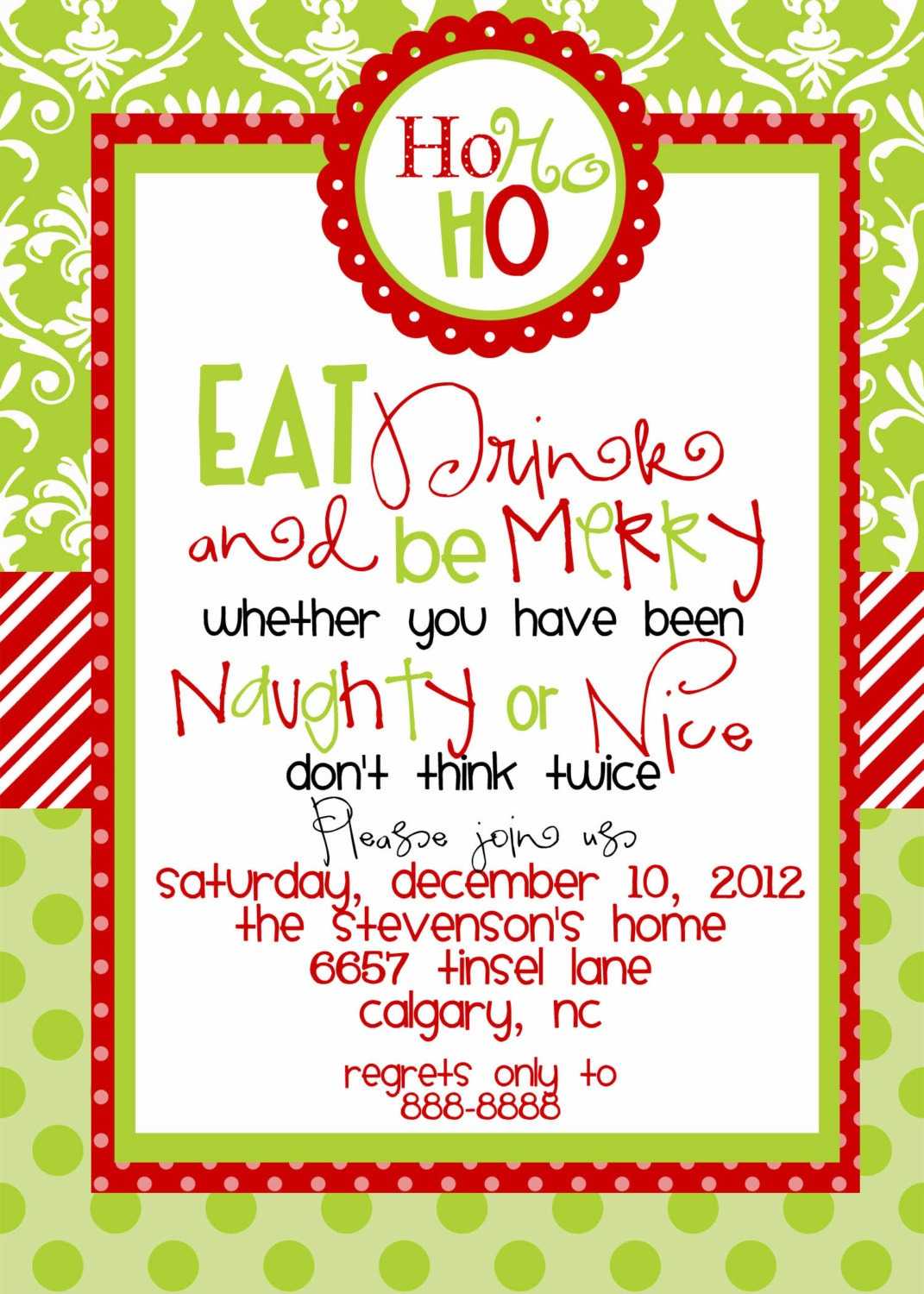 Free Printable Holiday Party Invitations Free Templates Within Free Holiday Party Flyer Templates
