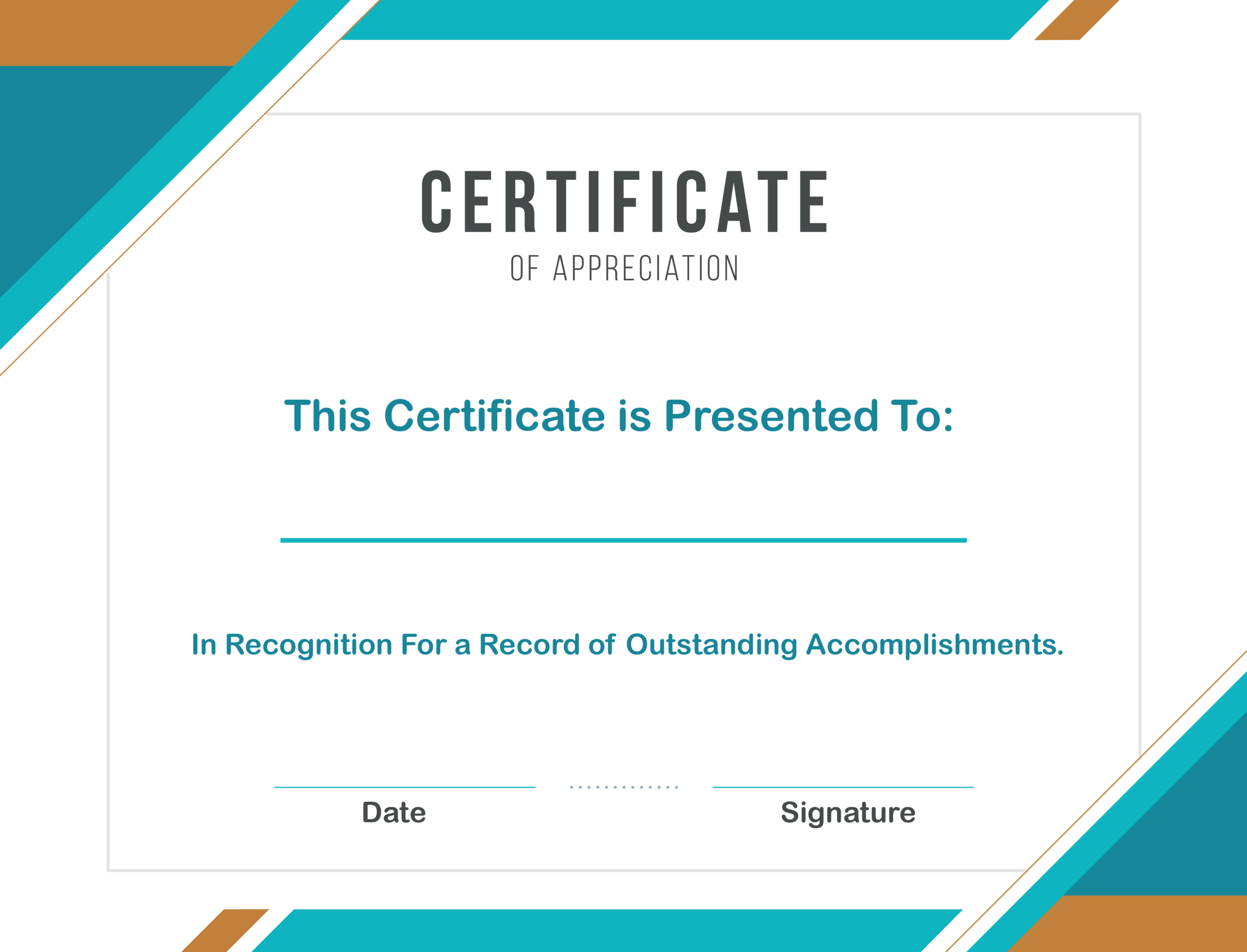 Free Sample Format Of Certificate Of Appreciation Template Within Free Template For Certificate Of Recognition