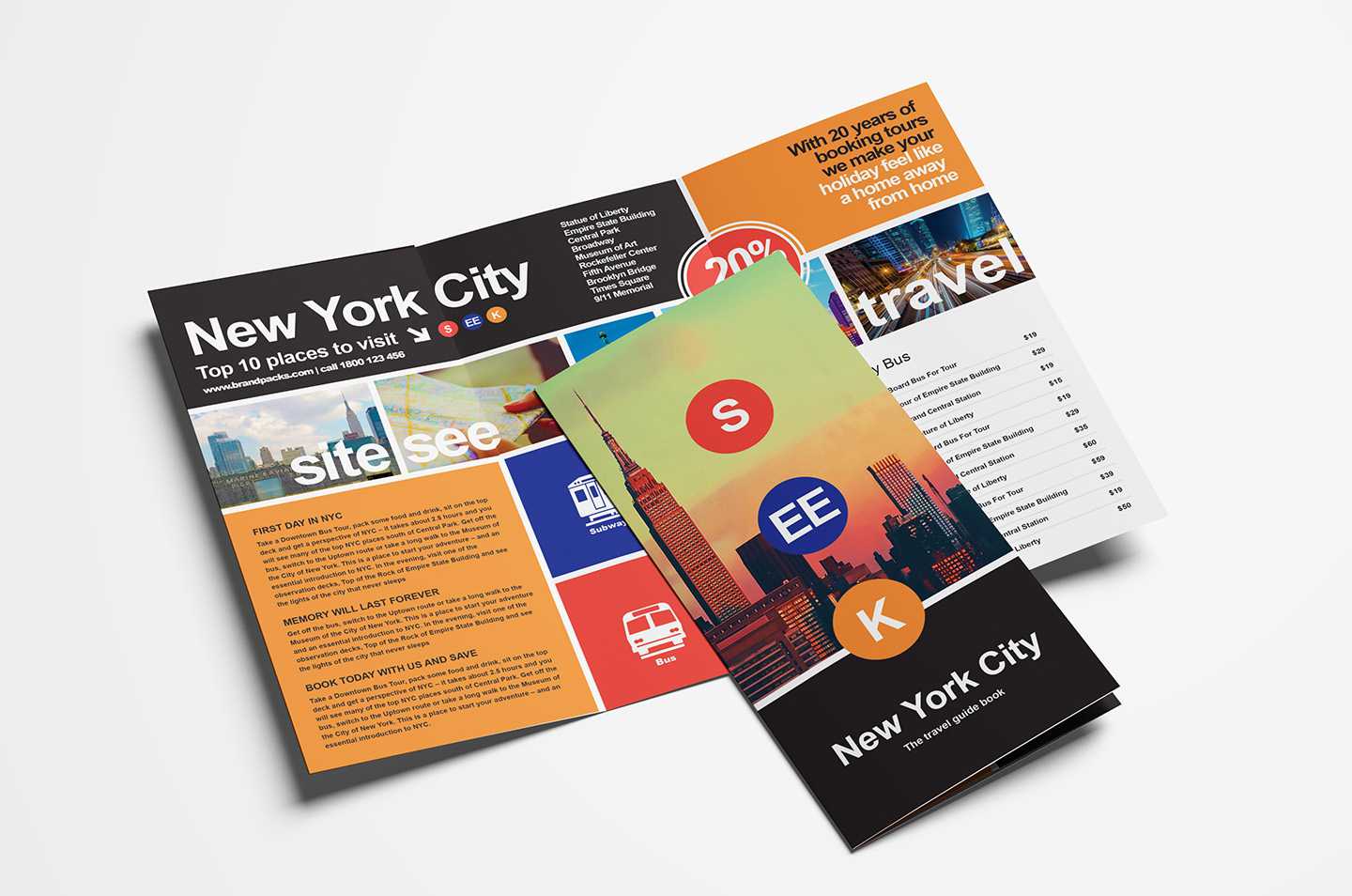 Free Travel Trifold Brochure Template For Photoshop Regarding Free Online Tri Fold Brochure Template