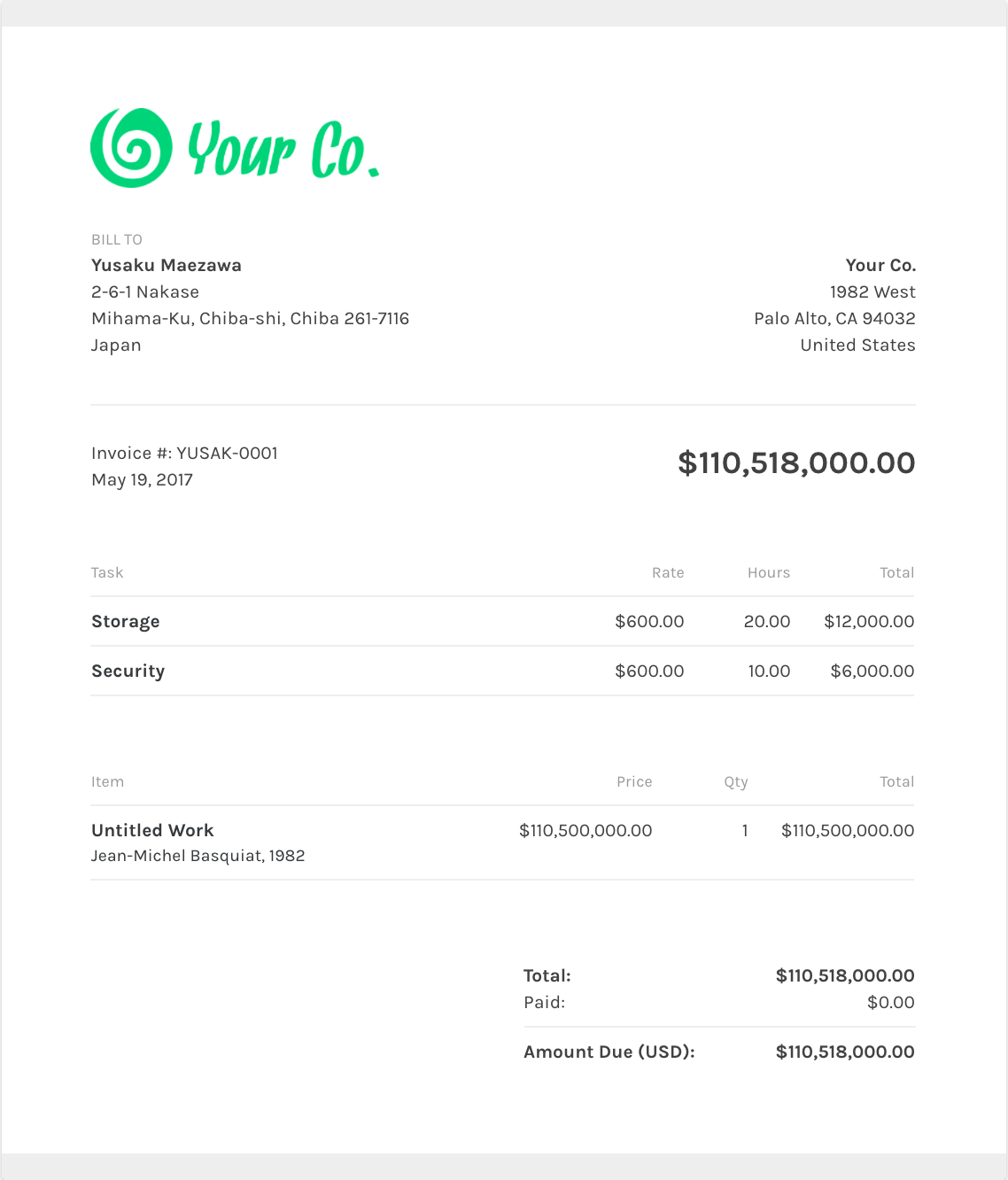 Free Video Production Invoice Template | Zipbooks Pertaining To Film Invoice Template