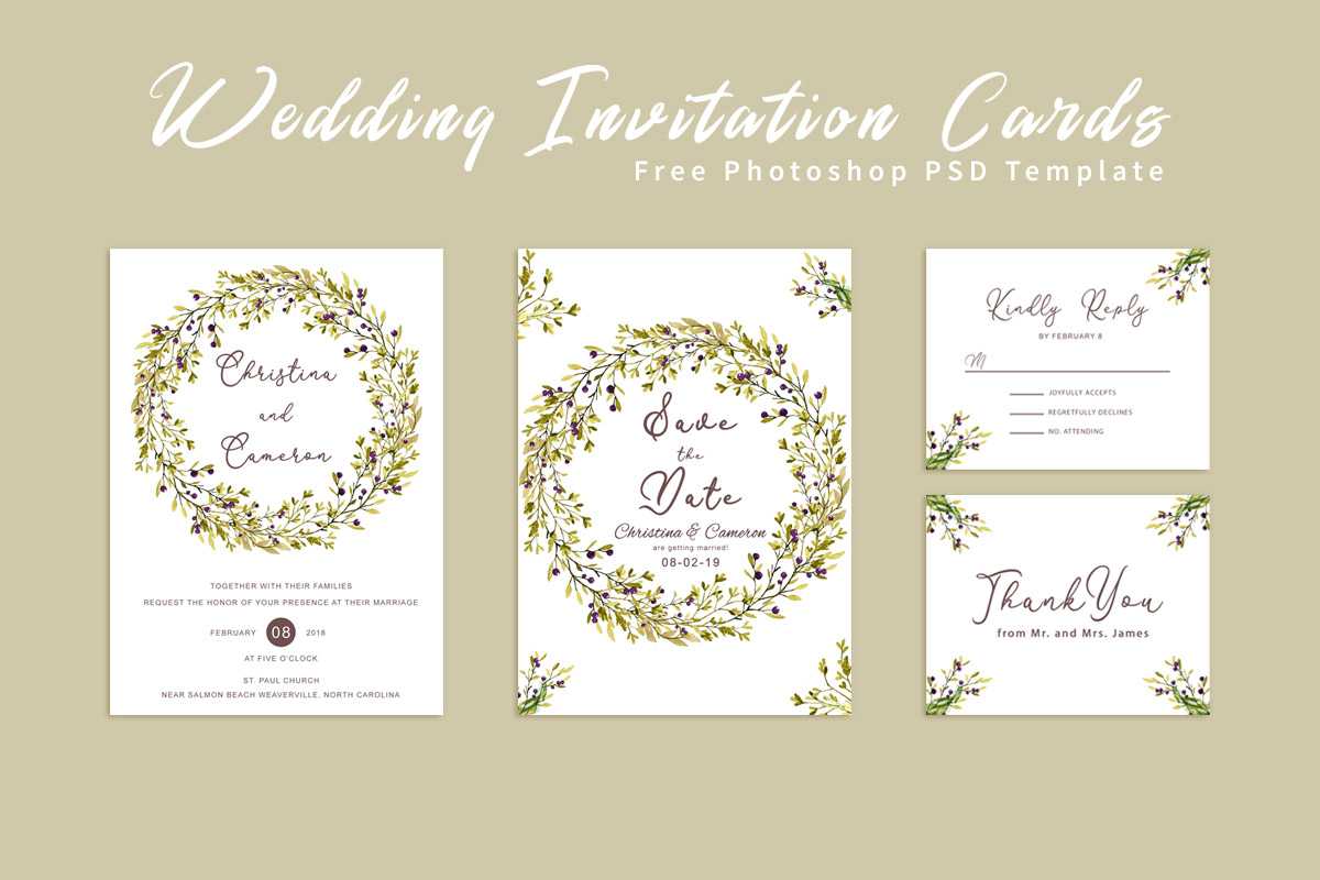 Free Wedding Invitation Card Template – Creativetacos Regarding Free Printable Wedding Rsvp Card Templates