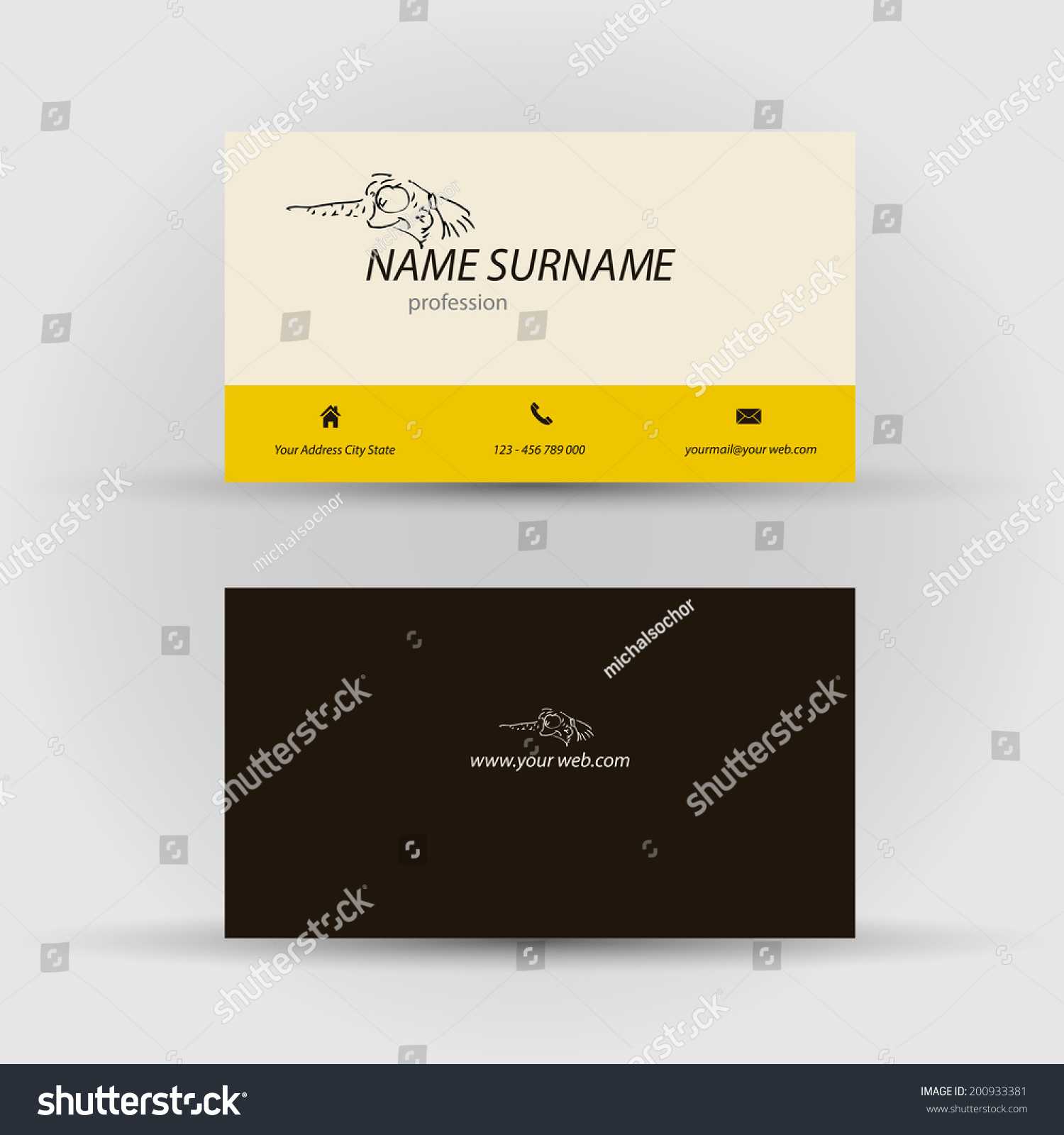 Front And Back Business Card Template Word ] – Business Pertaining To Front And Back Business Card Template Word