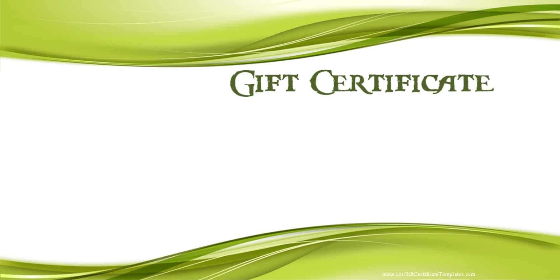 Gift Certificate Template Massage | Job Application Sample Pertaining To Custom Gift Certificate Template