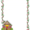 Gingerbread Printable Border Paper With And Without Lines Regarding Christmas Note Paper Template