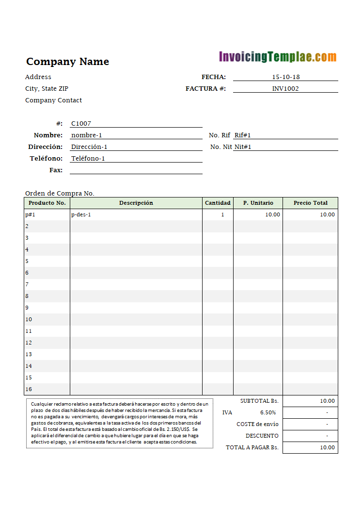 Greece Vat Invoice Template Pertaining To European Invoice Template