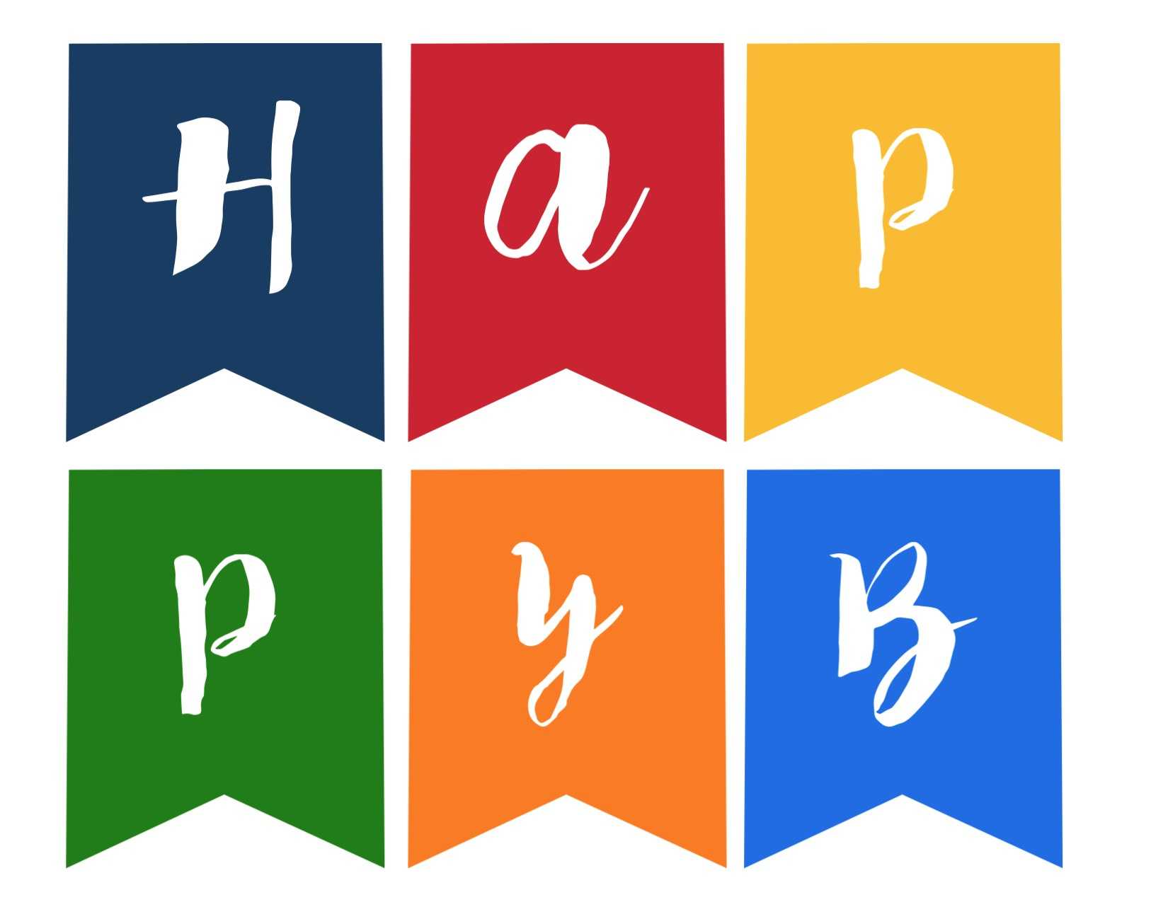 Happy Birthday Banner Free Printable - Paper Trail Design Within Free Printable Happy Birthday Banner Templates