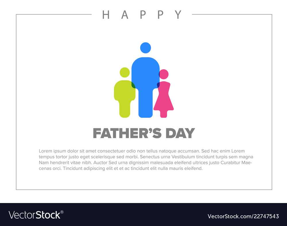 Happy Fathers Day Card Template With Fathers Day Card Template