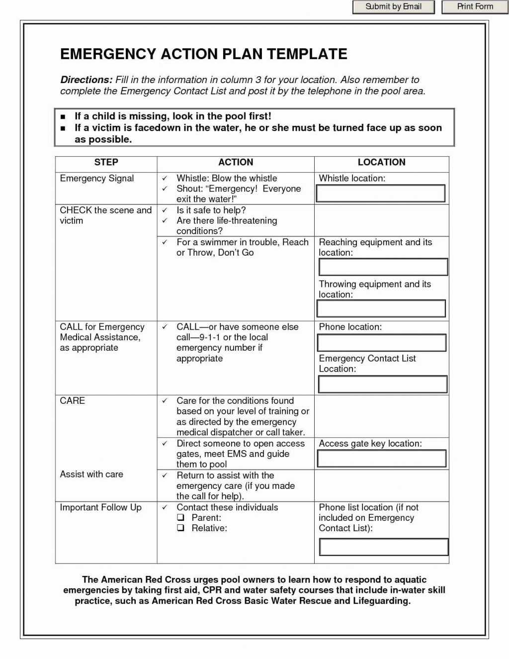 Printable Disaster Response Team Forms - Printable Forms Free Online