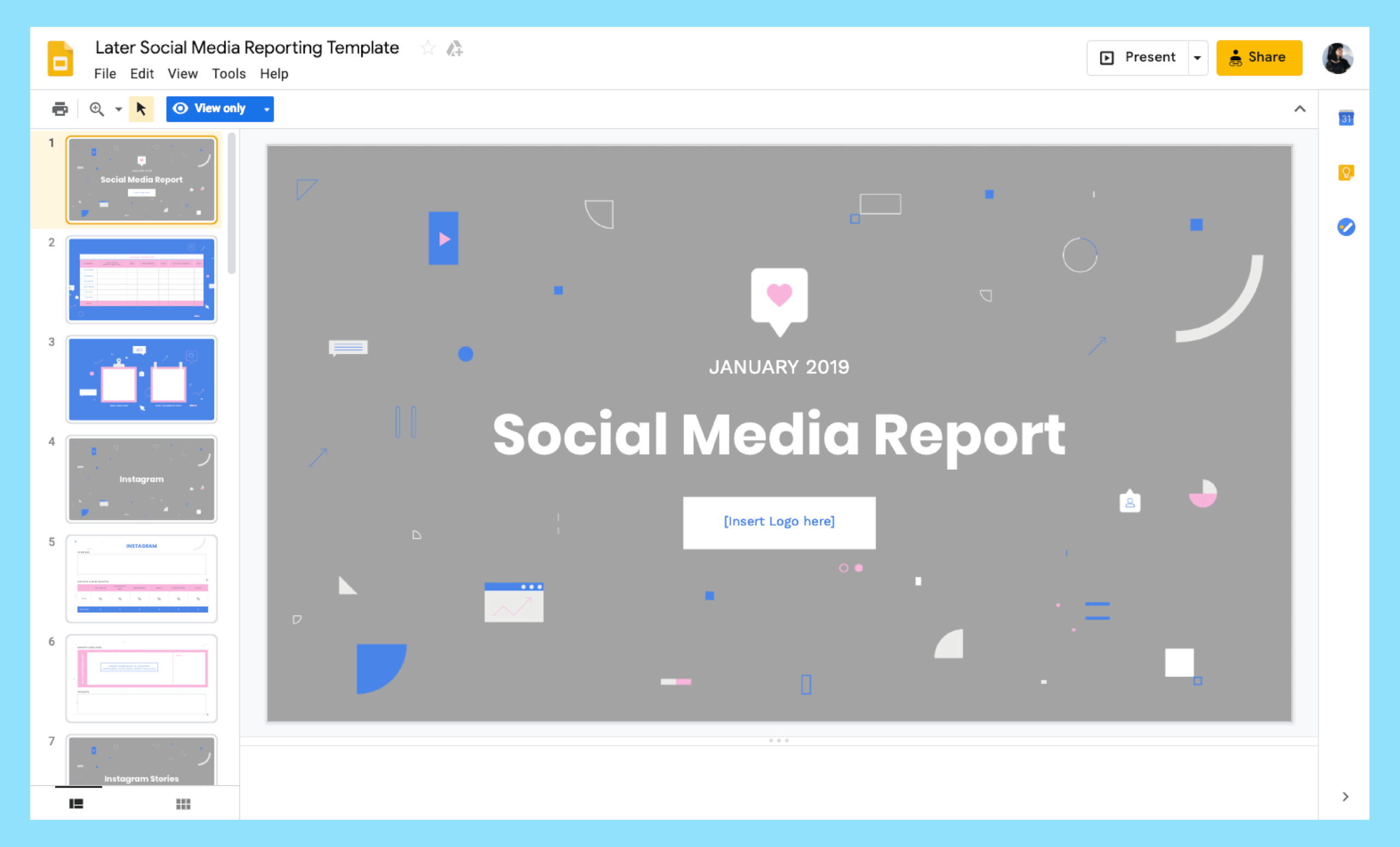How To Build A Monthly Social Media Report Intended For Free Social Media Report Template