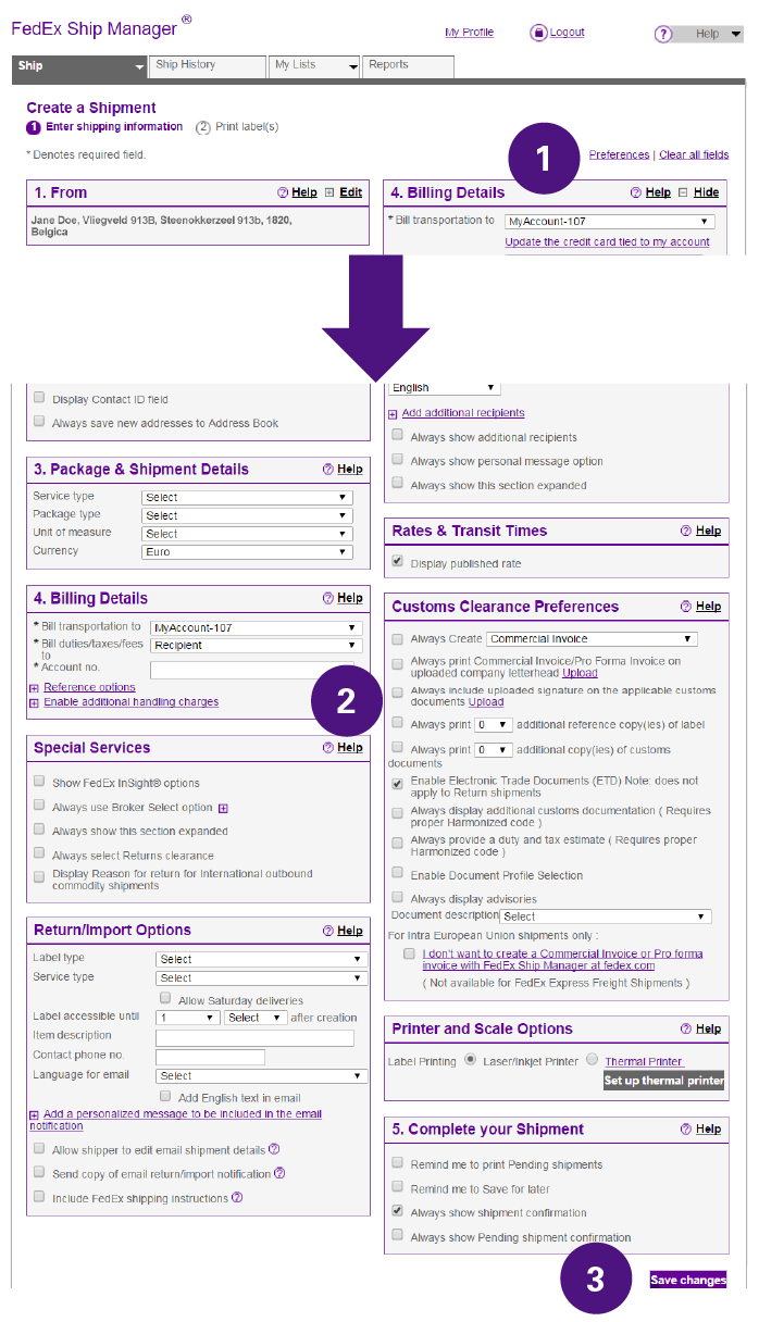 How To Complete International Shipping Documentation – Fedex For Fedex Proforma Invoice Template